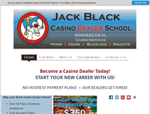 Tablet Screenshot of jackblackonline.com